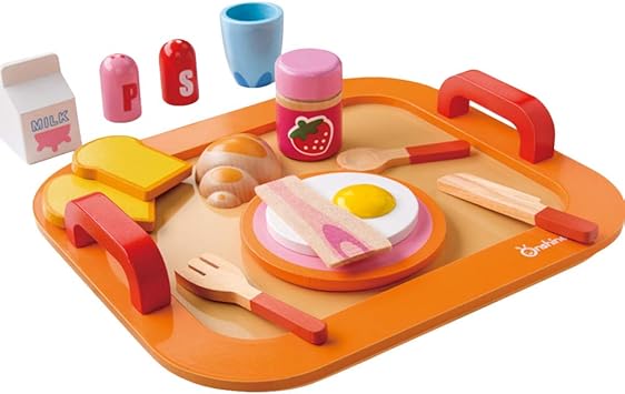 comidas de madera para niños