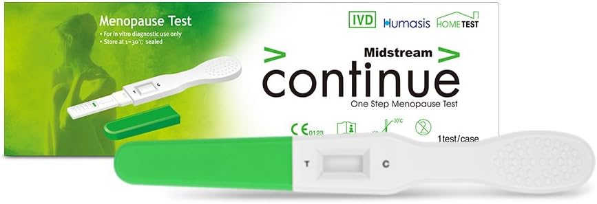 Continue Menopause Home Tests- Early Detection - One-Step Self and Rapid Test, Reliable Urine Sample Test Kit, Easy to use, Preventive Health Care - 3 Tests
