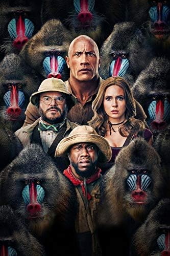 hotprint Jumanji The Next Level - Movie Poster Wall Decor - 18 by 28 inches. (NOT A DVD)