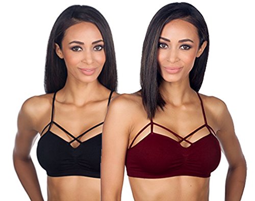 Nikibiki Criss Cross Strap Sexy Bra Top Ns6403
