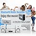 Bluetooth Music Receiver Kit Wireless Speaker Adapter Turns Home Stereo System Stand Alone Speakers Into Wireless Speakers for Bluetooth Enabled Devices Phones by Perfect Life Ideas (White)
