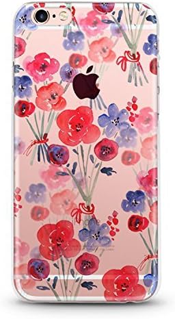 iPhone 6S / 6 Slim Protective Soft Flexi Crystal Clear Case (Japanese Blossoms)