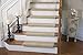 Caprice Bullnose Carpet Stair Tread with Adhesive Padding, by Tread Comfort (Single 27