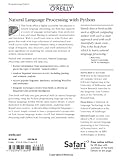 Image de Natural Language Processing with Python: Analyzing Text with the Natural Language Toolkit