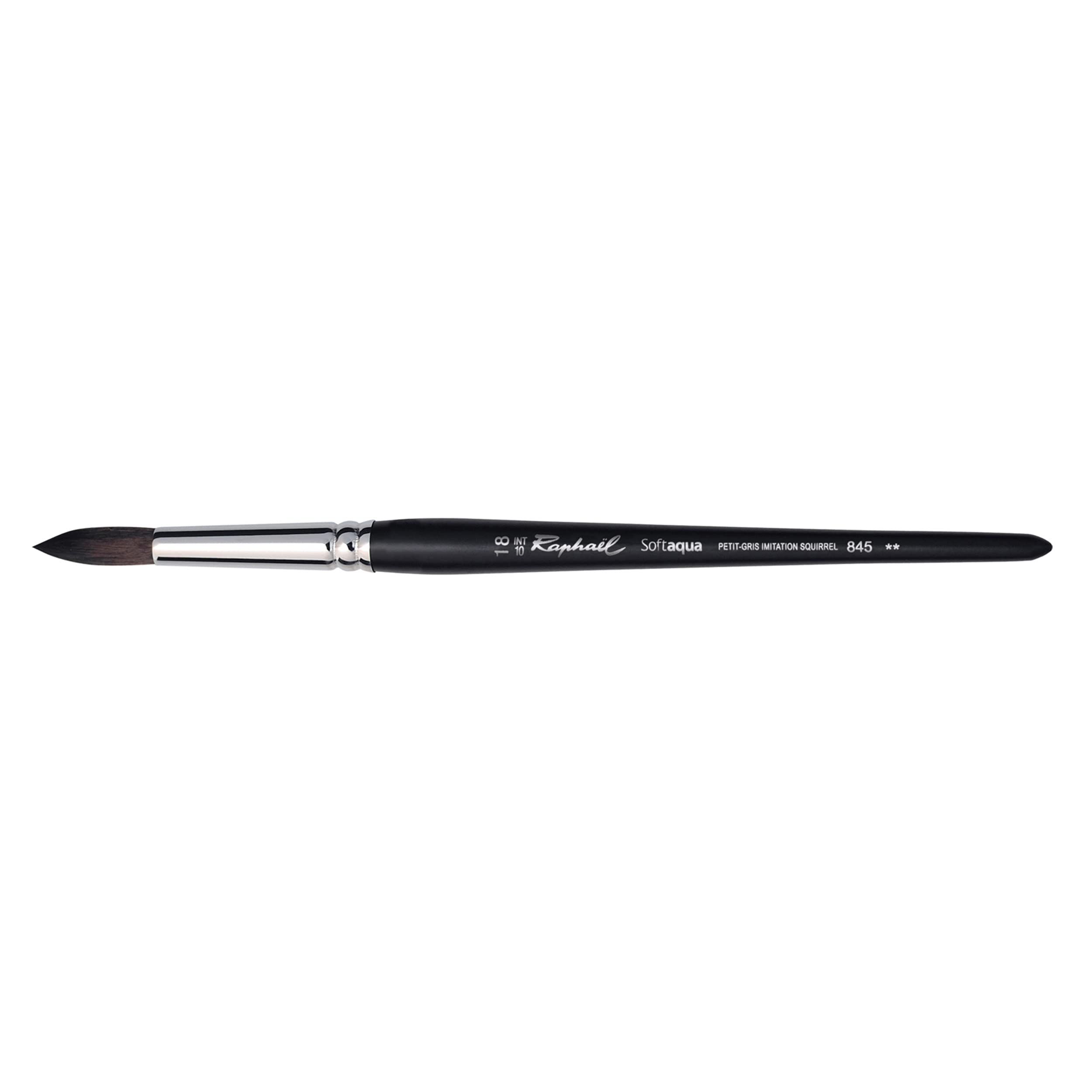Raphael SoftAqua Synthetic, Watercolor Brush, Series 845, Round, Size 18