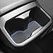 CupHolderHero Fits Toyota Tacoma 2016-2023 Accessories - Custom Non-Slip Anti-Dust Cup Holder Inserts, Center Console Liners, Door Pocket Mats, Interior Protection, 19pc Set, Double Cab, Blue Trim