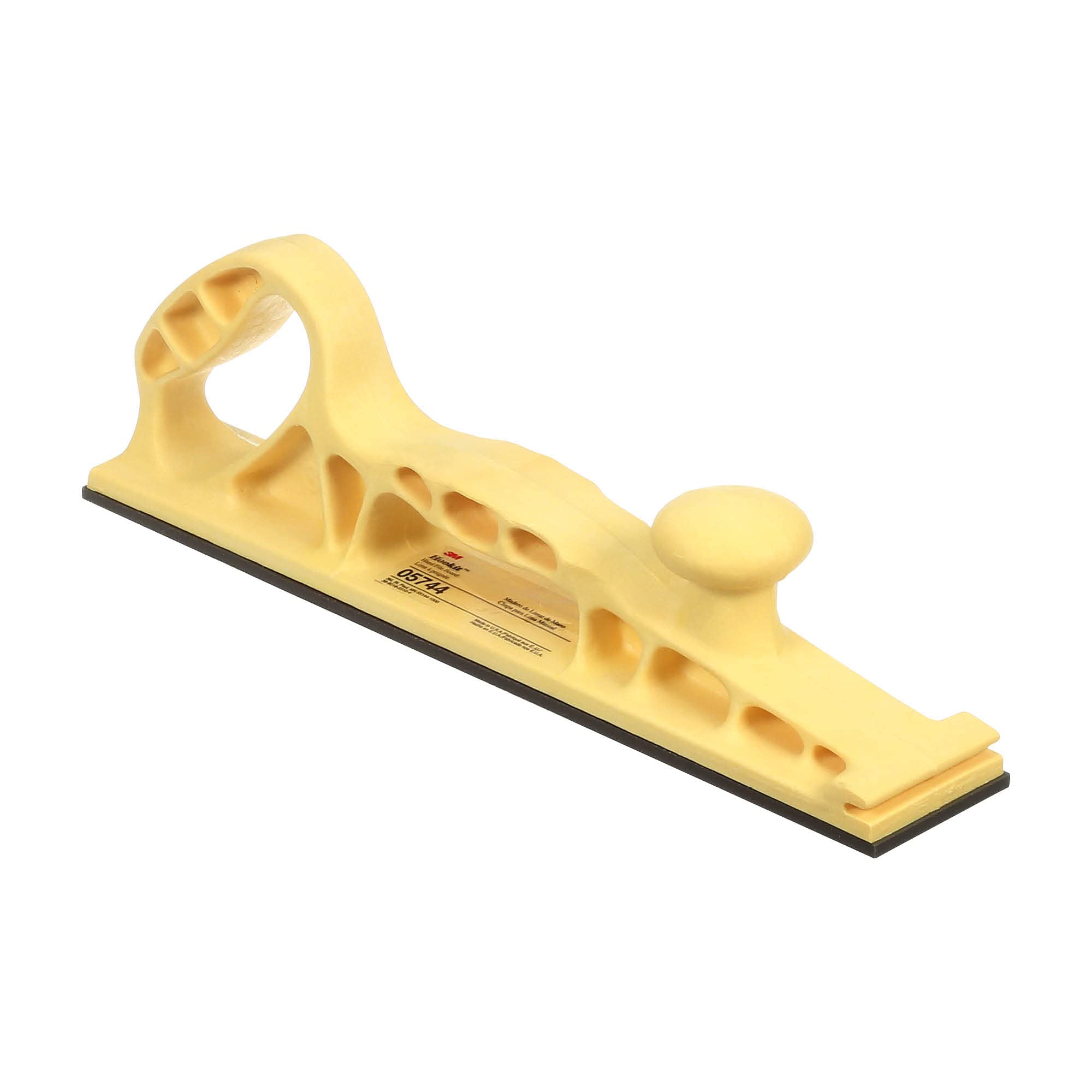3M Hookit Hand File Board 05744, 2-3/4 in x 16 in, Flat Surface, Sanding Block