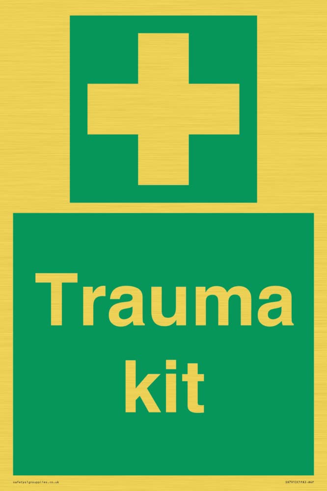 Trauma kit Sign - 200x300mm - A4P