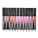 Anself 12Pcs Metallic Nude Lip Tint Velvet Matte Liquid Lipstick Pigment Long Lasting Lippenstift Lip Gloss