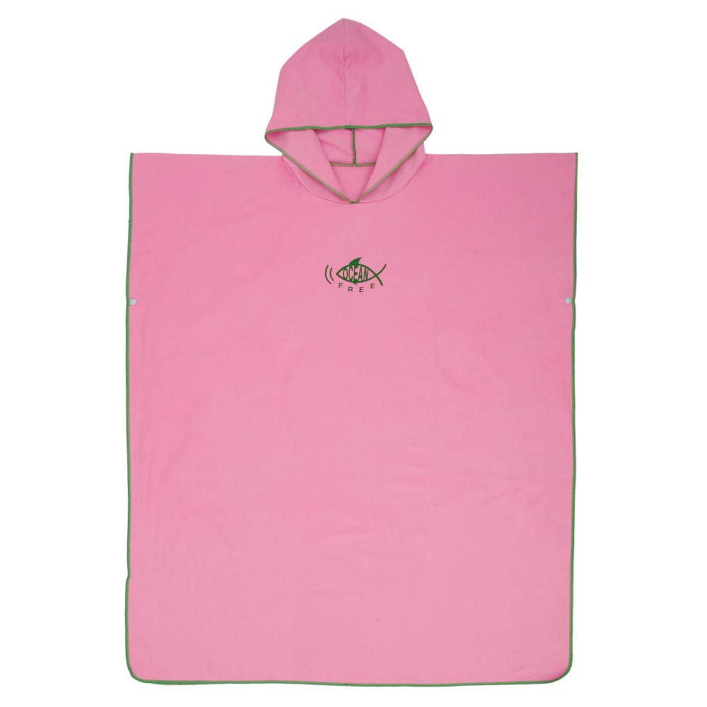 Ghopy Microfiber Surf Beach Towel Adults Changing Robe extremely light and fast-drying,for Beach, Swimming, Surfing ​Fits Men Women Adults (Pink)