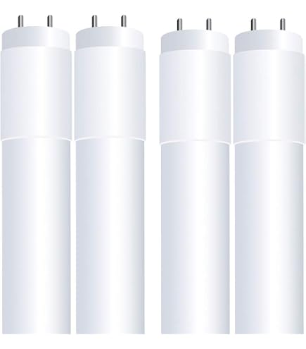Feit Electric LED 4ft T8 Tube – 18W, 3000K Warm White, 1800 Lumens, 32W Equivalent, Plug & Play, Instant Start Ballast – 10-Pack, Frosted, UL Listed, Shatterproof