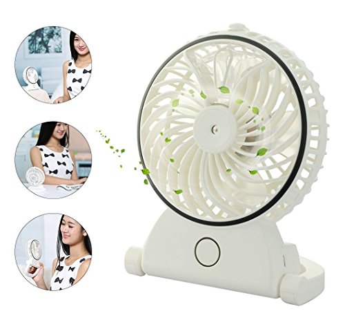 Handheld Misting Fans Battery Operated Portable Water Spray Cooling Mist Humidifier Fan for Travel, Home, and Office