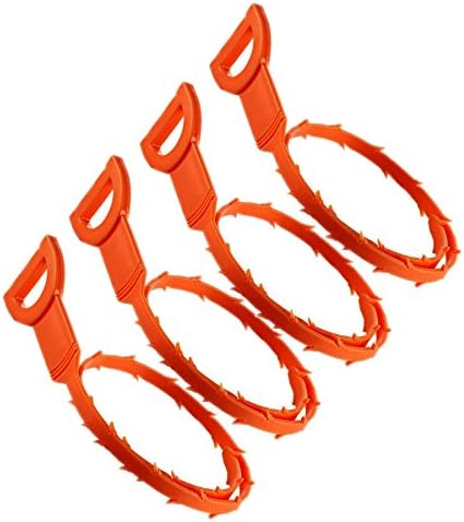 Spriak Drain Hair Tools Clog Hook Remover Snake Cleaning Tool for Power Washer Toilet Hair Drill