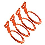 Spriak Drain Hair Tools Clog Hook Remover Snake Cleaning Tool for Power Washer Toilet Hair Drill