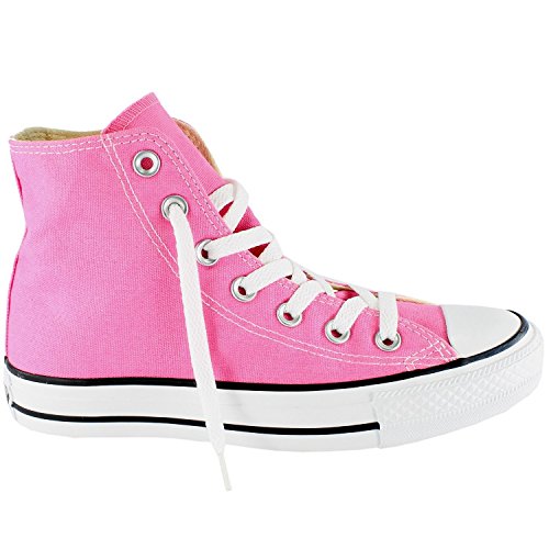 Womens Converse All Star Hi High Top Chuck Taylor Chucks Trainers - Pink - 9.5