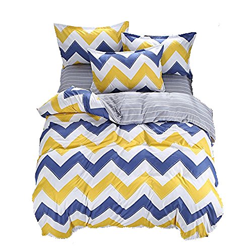Compare Price blue and yellow bedding on