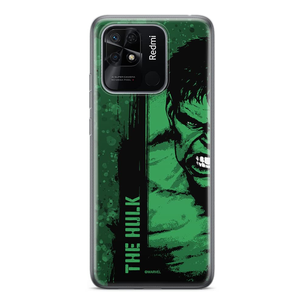 ERT GROUP mobile phone case for Xiaomi REDMI 10C original and officially Licensed Marvel pattern Hulk 001 optimally adapted to the shape of the mobile phone, case made of TPU