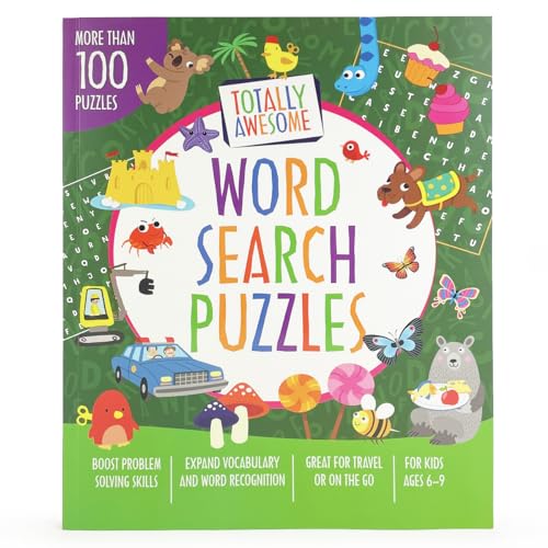 Totally Awesome Word Searches For Kids - Puzzle Activity Book for Children 6-9