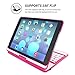 Snugg iPad Air Keyboard Case (2013-1st Generation) / iPad 9.7 Case with Keyboard, Wireless Bluetooth iPad Pro 9.7 inch Case with Keyboard Rotatable iPad Air Case with Keyboard - Pink