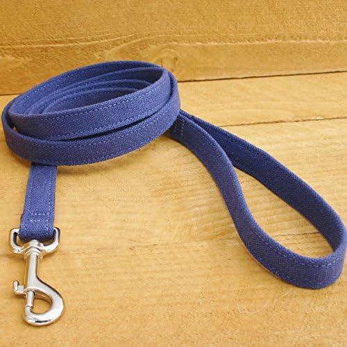 The Good Dog Company-- Hemp Basic Canvas 6 Foot Leashes Available in Blue, Green, Red, Black, and Now Available in Natural,, & Natural