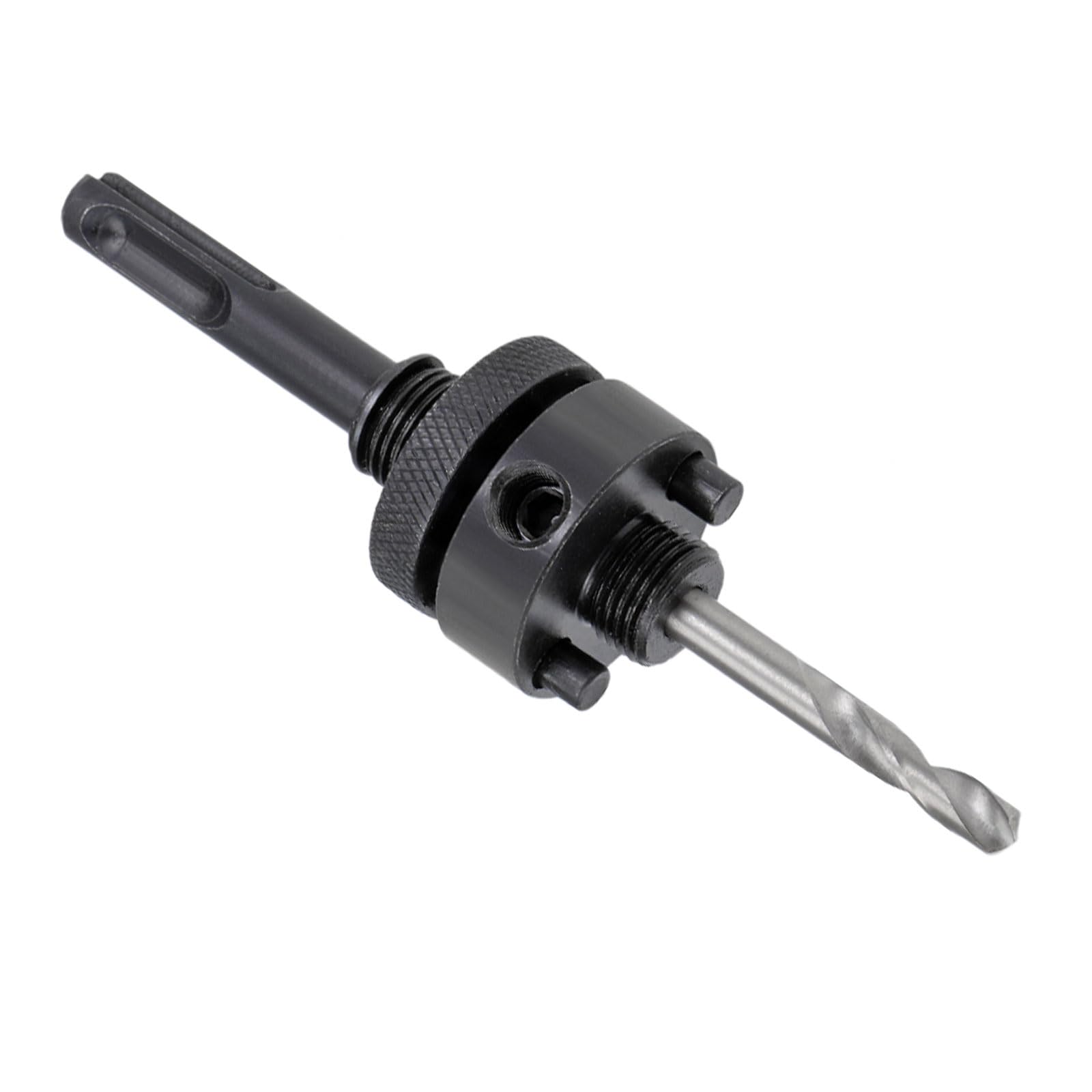 CoCud Hole Saw Arbor SDS, Fit 5/8" to 1 1/8" Diameter, Quick Change Mandrel Drill - (Applications: for Drilling Masonry Concrete Brick), 1-Pieces