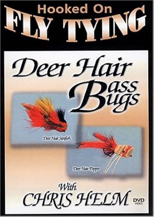Amazon Com Hooked On Fly Tying Deer Hair Bass Bugs Chris Helm