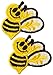 Simplicity Bumble Bee Applique Clothing Iron On Patches, 2pc, 1