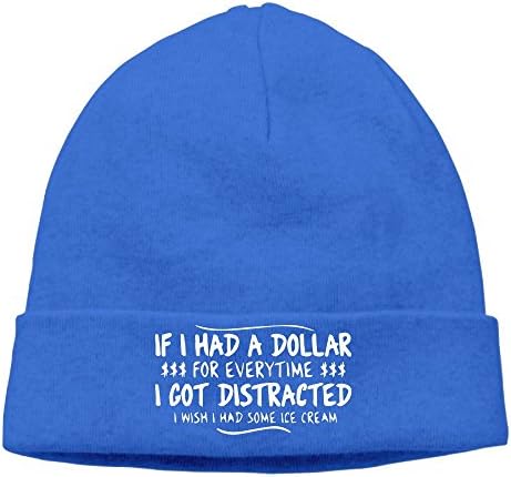 RichardLyons Momen If I Had A Dollar For Everytime Warm Travel RoyalBlue Beanies Caps