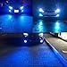 Alla Lighting 2800lm 5201 5202 LED Fog Light Bulbs or Daytime Running Lights DRL, Super Bright COB-72 SMD PS19W 12085 PS24W 9009 Replacement, 8000K Ice Blue