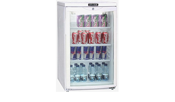 Frigorífico Blizzard BC105 con puerta de cristal transparente ...