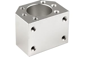 CHUANGNENG 1PCS Ballscrew Nut Housing Nut Bracket Holder fit for RM1604 1605 1610 SFU1605 Ball Screw Nut Housing CNC Router Milling Parts