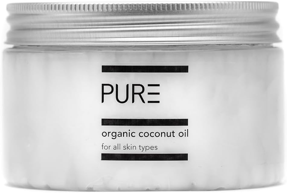 PURE Spa Skincare Organic Coconut Oil 250g Pure Raw Cold Pressed Skin Hair