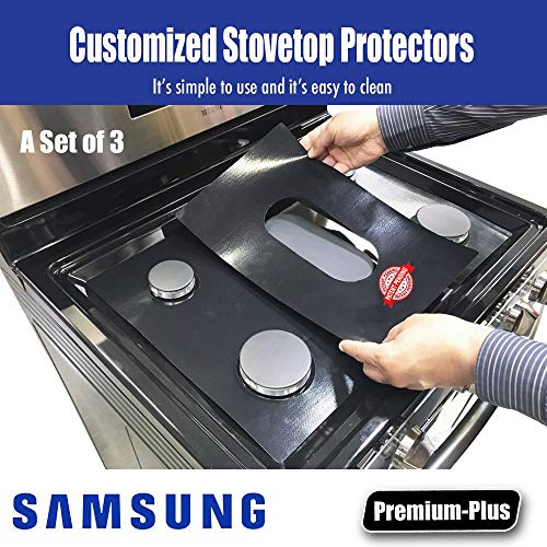 Samsung Stove Protector Liners - Stove Top Protector for Samsung Gas ranges - Customized - Easy Cleaning Stove Liners NX58M6630SS/AA - Thumbnail 7