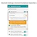 Pandaoo U8 Plus Bluetooth Smart Watch for Android Smartphones - Black