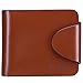 Best Mens Handmade Genuine Leather with Designer,Tirfold/Zipper Around Wallet with leather buckle Italian 100% Yellow Cattle Style Luxury