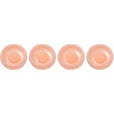 4Pcs Dentalmall Locator Overdenture Retention Male Caps Metal Housing (Pink-2.4LBS)