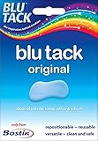 2 x Bostik Blu Tack Mastic Adhesive Putty Non Toxic Blue approx 60g 801103