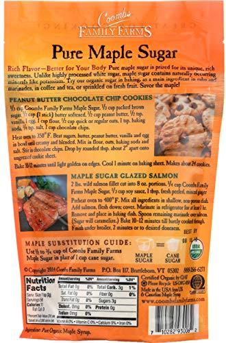 Coombs Family Farms Organic Pure Maple Sugar, 6-Ounce