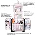 MelodySusie Premium Hanging toiletry bag, Large Travel Cosmetic, Toiletries, Makeup, Brushes Bag, Waterproof Portable Bathroom and Shower Organizer Kit for Women and Men (Black)