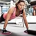 HSicily Exercise Sliders Fitness, Dual Sided Strength Slides, Gliding Discs for Full Body Workout, Core Sliders with Carry Bag, Manual 2 Pieces