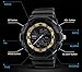 Misskt Mens Military Sport Watch Fashion Men Watch LED Display Water Resistant Black