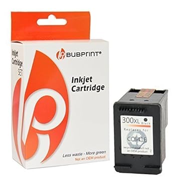 Bubprint Druckerpatrone kompatibel für HP 300 XL HP300 300XL für Deskjet D1660 D2560 D2660 D5560 F2400 F2420 F2480 F2492 F422