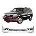 MBI AUTO - Chrome, Steel Front Bumper Face Bar Fascia for 1999-2002 GMC Sierra 99-02 & 2000-2006 GMC Yukon 00-06, GM1002835