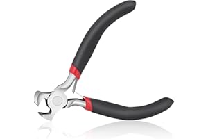 BILLBOTK Jewelry Pliers, End Cutting Pliers End Nippers for Zipper Install Stops Repair