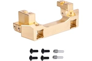 HOBBYPARK 88.1g/pc Heavy Duty Brass Front Bumper w/Servo Mount for Traxxas TRX-4 TRX4 1/10 RC Crawler Car Hop Up Parts