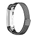 Vancle For Fitbit Alta HR Band/Alta Band, Fitbit Alta Accessories Replacement bands Metal Wristband Band Strap with Magnetic Closure Clasp for Fitbit Alta HR/Fitbit Alta(Black, Small)