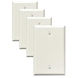 FunKiim Metal Electrical Outlet Covers, light