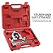 Double Flaring Tool Kit for Auto Brake Line - for Copper, Aluminum, Soft Steel Brake Line and Brass Tubing - Automotive Break Line Flare Repair Kit - 10 Piece Universal Tool Kit - Metric Sizing Set