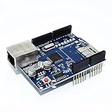 Arduino Ethernet Shield, for Uno R3 and Mega with Micro SD Card Slot Support, Network Expansion Board