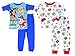 Nickelodeon Boys' Toddler Paw Patrol 4-Piece Cotton Pajama Set, Blue, 3T